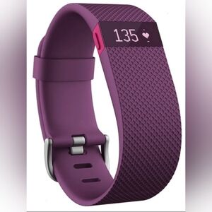 Fitbit Charge HR Wireless Activity Wristband (Plum, L/G) MSRP $129.95